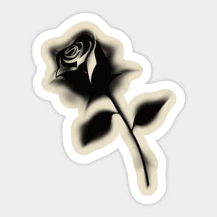 black rose Sticker